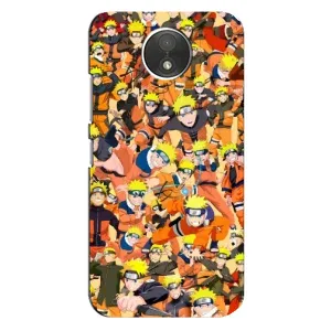 Чехлы с принтом Наруто на Motorola Moto C (XT1750) (Коллаж Наруто)
