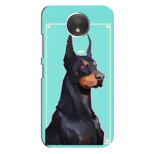 Чехол ДОБЕРМАН для Motorola Moto C (XT1750) (Король доберман)