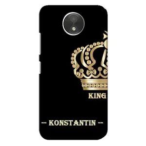 Именные Чехлы для Motorola Moto C (XT1750) (KOSTYA)
