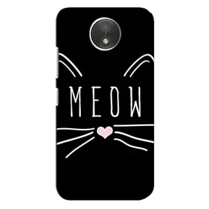Бампер с изображением Котиков для Мото С (КОТИК MEOW)