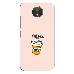 Чехол с изображением вкусной еды для Motorola Moto C (XT1750) (Кружка кофе)