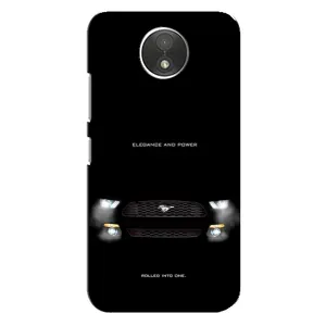 Чехлы с тематикой "Крутые машины" на Motorola Moto C (XT1750) (Черный Land Rover)