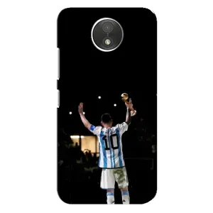 Чехлы Лео Месси Аргентина для Motorola Moto C (XT1750) (Лео Чемпион)