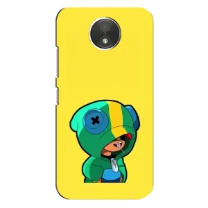 Чехол Бравл Старс для Motorola Moto C (XT1750) (Леон (LEON))