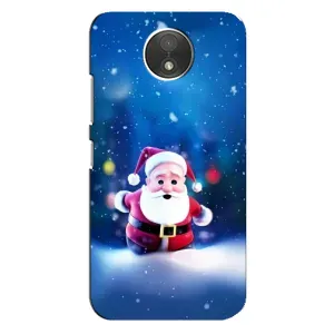 Чехлы на Новый Год Motorola Moto C (XT1750) (Маленький Дед Мороз)