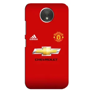 Силиконовые Чехлы принт Футбол на Motorola Moto C (XT1750) (Man United)