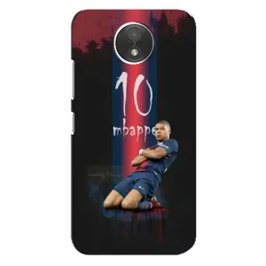 Чехол (TPU) с Футболистом на Motorola Moto C (XT1750) (MBAPPE 10)