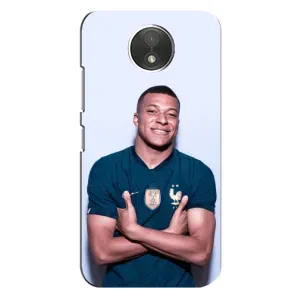 Чехол (TPU) с Футболистом на Motorola Moto C (XT1750) (Мбаппешичка)