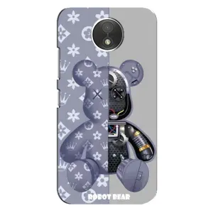 Силиконовый чехол для Motorola Moto C (XT1750) (Медведь Louis Vuitton)