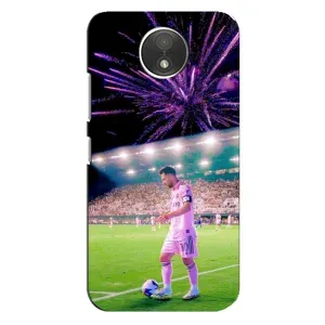 Чехлы Лео Месси в Майами на Motorola Moto C (XT1750) (Месси в Майами)
