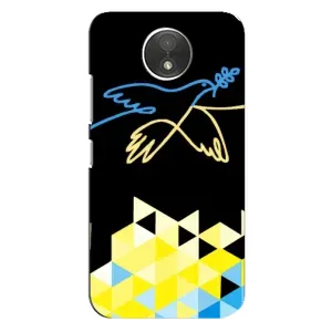 Чехол на Motorola Moto C (XT1750) Украинский дизайн (Мир для Украины)