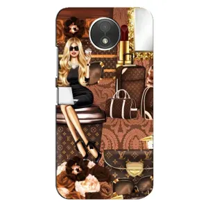 Чехол Стиль Louis Vuitton на Motorola Moto C (XT1750) (Мода Луи Виттон)