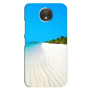 Летний Чехол на Motorola Moto C (XT1750) (Море песок)