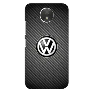 Чехол "Фольксваген" для Motorola Moto C (XT1750) (На карбоне)