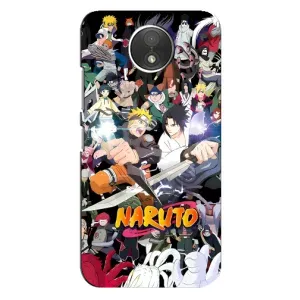 Купить Чехлы на телефон с принтом Anime для Motorola Moto C (XT1750) (Наруто постер)