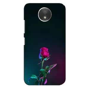 Чехлы с принтом Розочки для Motorola Moto C (XT1750) (Ночная роза)