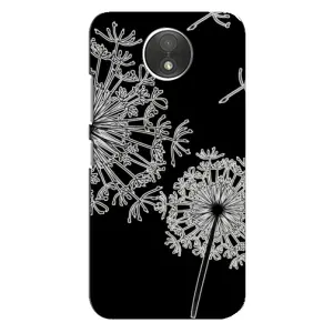 Силиконовый Чехол с одуванчиками на Motorola Moto C (XT1750) (Одуванчики)