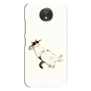 Чехол на тематику: Коты для Motorola Moto C (XT1750) (Отдых)