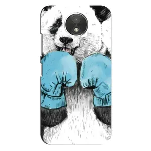 Чехлы с Пандами на Motorola Moto C (XT1750) (Панда боксер)
