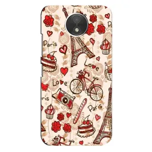 Чехол с Эйфелевой башней на Motorola Moto C (XT1750) (Париж мечта)