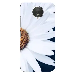 Чехол с ромашками на Motorola Moto C (XT1750) (Пол ромашки)