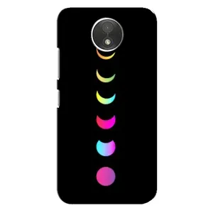 Чехол (ТПУ) с планетами на Motorola Moto C (XT1750) (Полнолуние)