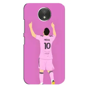 Чехлы Лео Месси в Майами на Motorola Moto C (XT1750) (Празднование Месси)