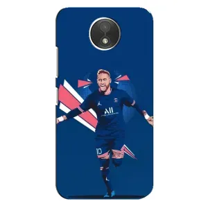 Силиконовый Чехол Motorola Moto C (XT1750) (Празднование Неймара)