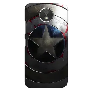 Чохол с Щітом Капітана Америки на Motorola Moto C (XT1750) (Ретро Щит Капітана)