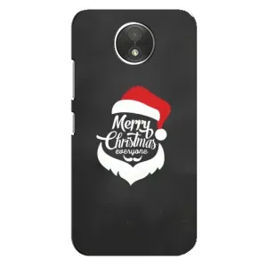 Чехол Санта Клаус для Motorola Moto C (XT1750) (Санта Крисмас)