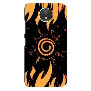 Купить Чехлы на телефон с принтом Anime для Motorola Moto C (XT1750) (Солнце Наруто)
