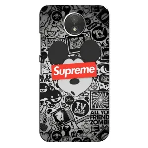 Чехол с Брендами одежды на Мото С (Supreme Маус)
