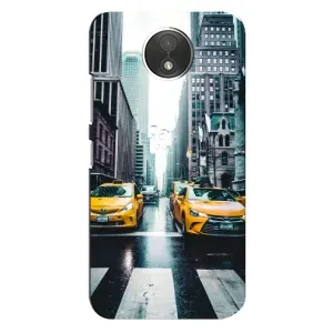 Силиконовый бампер (Работники) на Motorola Moto C (XT1750) (Такси)