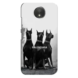 Чехол ДОБЕРМАН для Motorola Moto C (XT1750) (Три добермана)