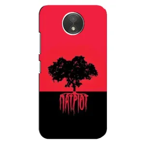 Чехлы УПА (Красно-Чёрный) на Motorola Moto C (XT1750) (УПА Патриот)