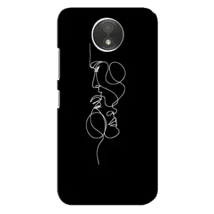 Силиконовые Чехлы Любимому человеку для Motorola Moto C (XT1750) (Влюбленная пара)