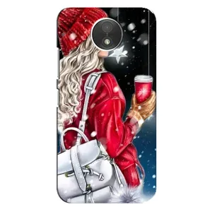 Чехлы на Новый Год Motorola Moto C (XT1750) (Зима пришла)