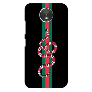 Чехлы Бренд GUCCI для Motorola Moto C (XT1750) (Змей Гуччи)