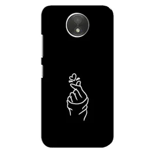 Чехлы (Знак сердечка) на Motorola Moto C (XT1750) (Знак Сердечка)