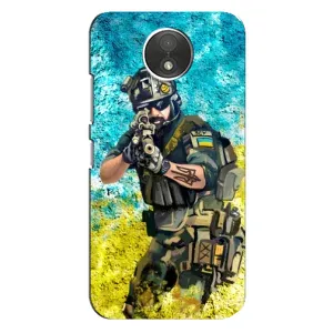 ЗСУ Чехлы (TPU) для Motorola Moto C (XT1750) (ЗСУ Воин)