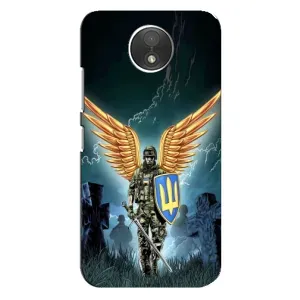 Патриотический Чехол для Motorola Moto C (XT1750) (ЗСУ з крильями)