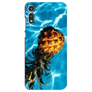 Чохол з зображенням смачної їжі для Motorola MOTO E 2020 (Ананас)
