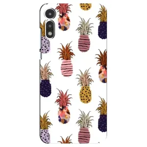 Чохол з зображенням смачної їжі для Motorola MOTO E 2020 (Ананаси)