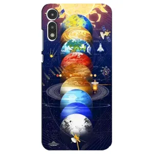 Чохол (ТПУ) з планетами на Motorola MOTO E 2020 (Арт планети)