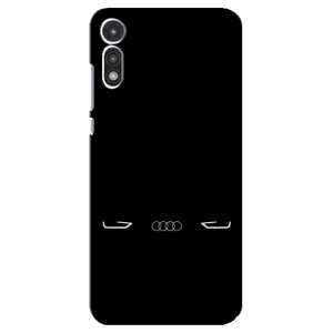 Силіконовий бампер з картинкою машини на Motorola MOTO E 2020 (Сілует Audi)