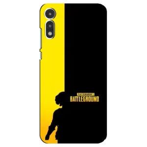 Чохол (TPU) з картинкою "Лого Пабг" на Мото Е (2020) (Battlegrounds)