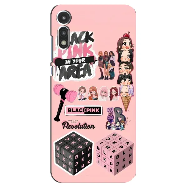 Чехол с рисунком «BLACK PINK коллаж» для Motorola MOTO E 2020 Чехол с рисунком «BLACK PINK коллаж» для Motorola MOTO E 2020