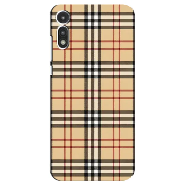 Чехол с рисунком «Burberry стиль» для Motorola MOTO E 2020