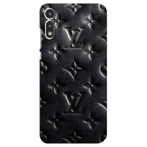 Текстурний Чохол Louis Vuitton для Мото Е (2020) (Чорний ЛВ)