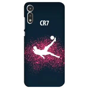 Чехол Криштиану Роналду для Motorola MOTO E 2020 (CR7 Удар)